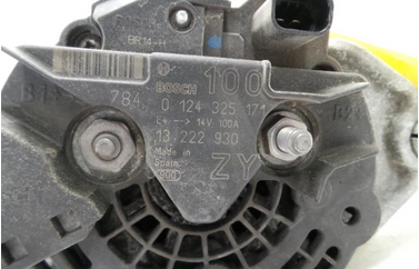 Opel Corsa D Bj.07 Lichtmaschine 100A 13222930 BOSCH 0124325171